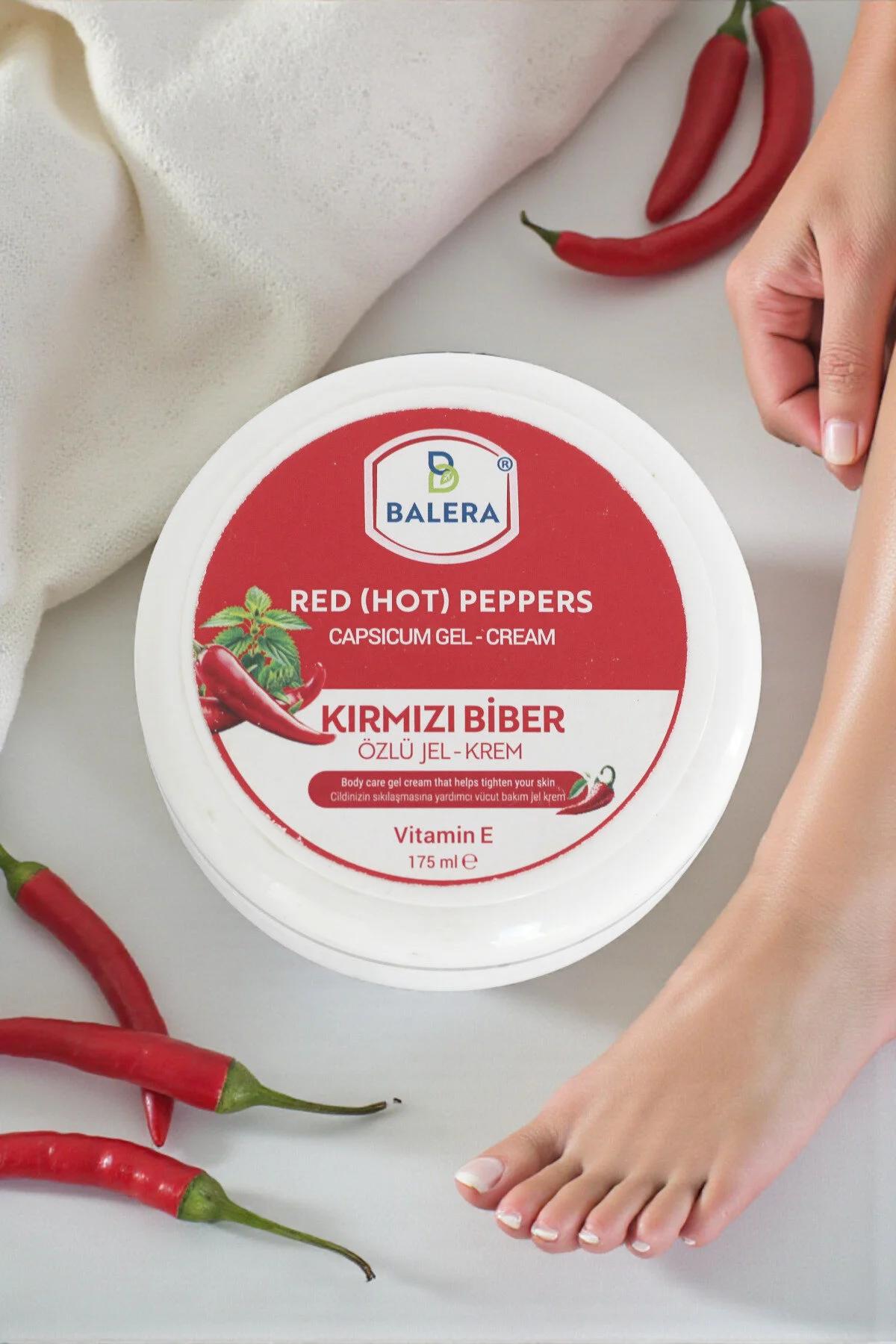 BALERA Selülit Jeli 175ml - Sıkılaştırıcı Etkili Kırmızı Biber Ve Acı Biber Özlü Masaj Jeli